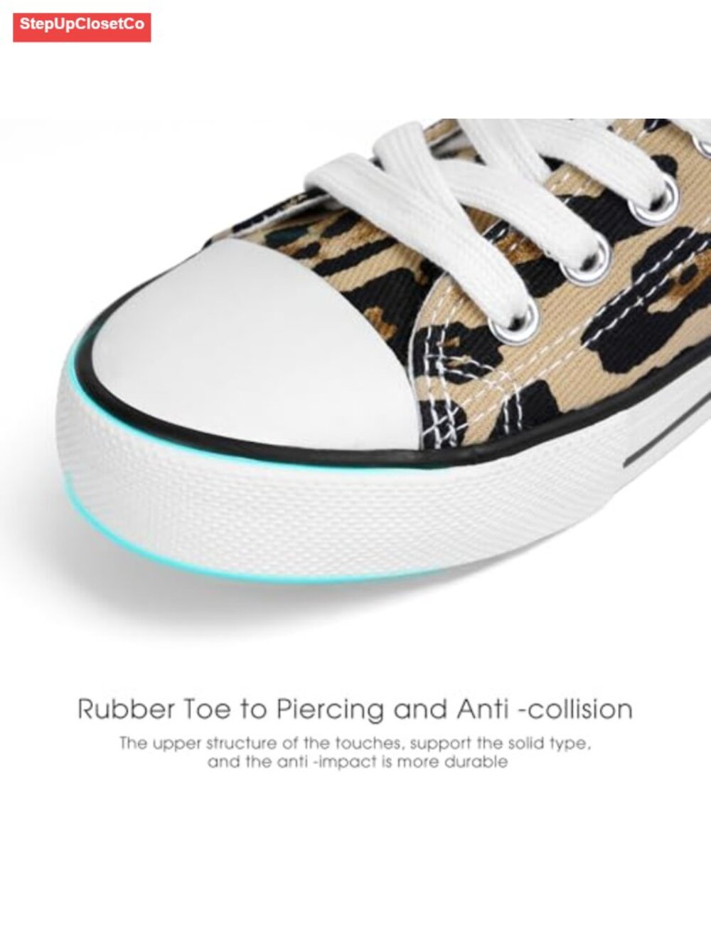 Women's Canvas Sneakers Lace-Up Low-Top Comfortable Breathable Non-Slip - Picture 3 of 6